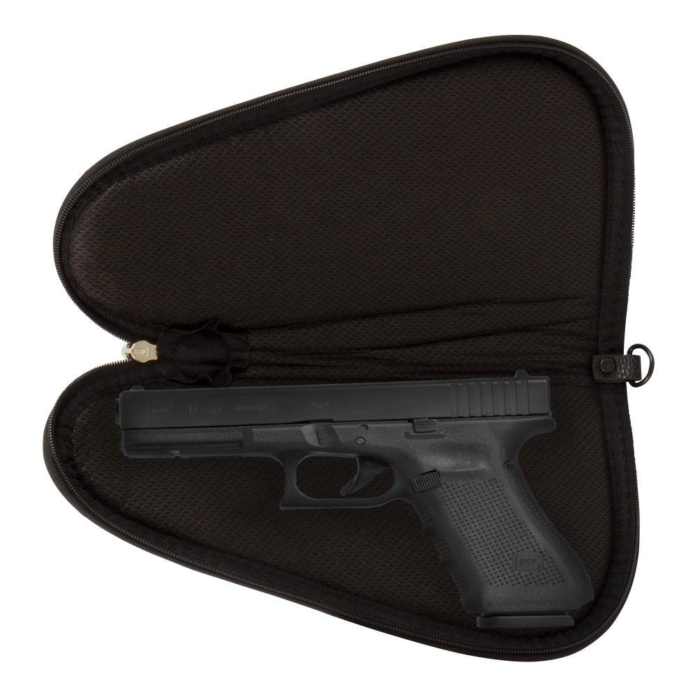 Allen 74-11 Endura Locking Handgun Case - Black - Secure Pistol Storage for Home, Range & Travel - Fits Most Compact to Full-Size Handguns