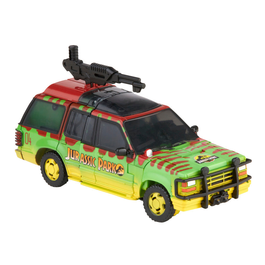 Jurassic Park Transformers Mash Up Tyrannocon Rex Autobot Action Figure - Collectible Toy for Fans, Movie Enthusiasts & Gift Ideas