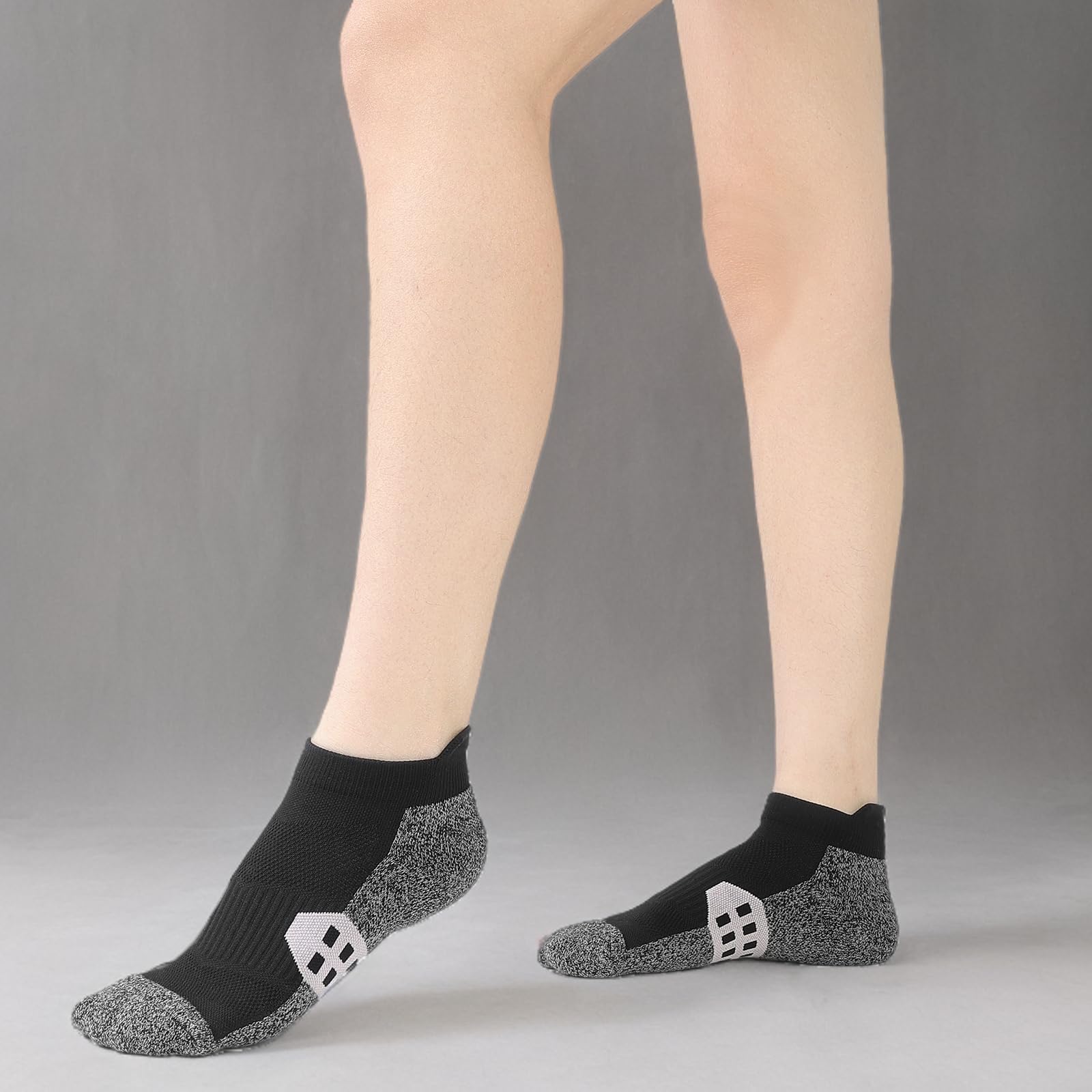 Women's Ankle Compression Socks - 5 Pairs Low Cut Athletic Running Socks with Arch Support for Workout, Sports & Everyday Comfort