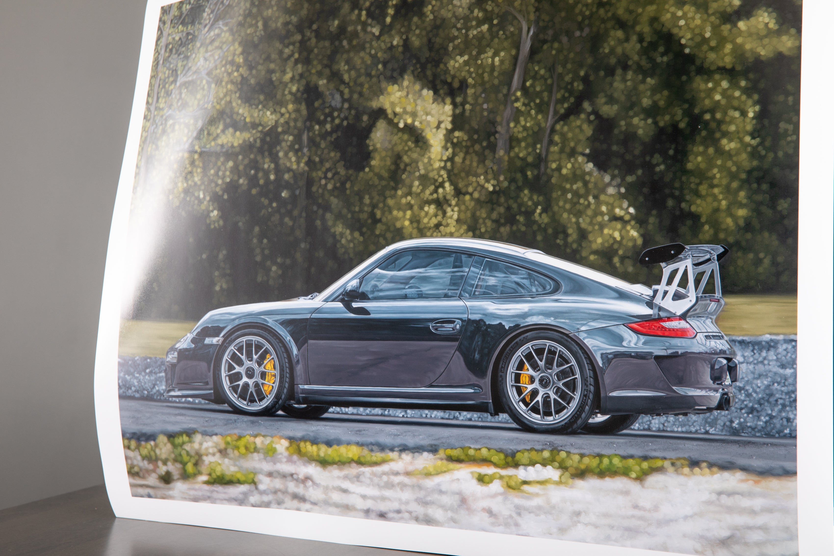 Porsche GT3 RS Racing Car Art Print - High Quality Wall Decor for Home, Office & Garage - Perfect for Car Enthusiasts & Motorsport Fans