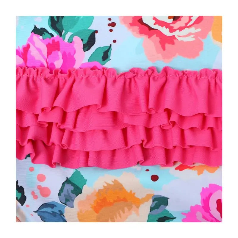Girls Toddler Swimwear with Sea Animal Print - Sizes 0-6 Years | Perfect for Pool, Beach & Summer Water Play