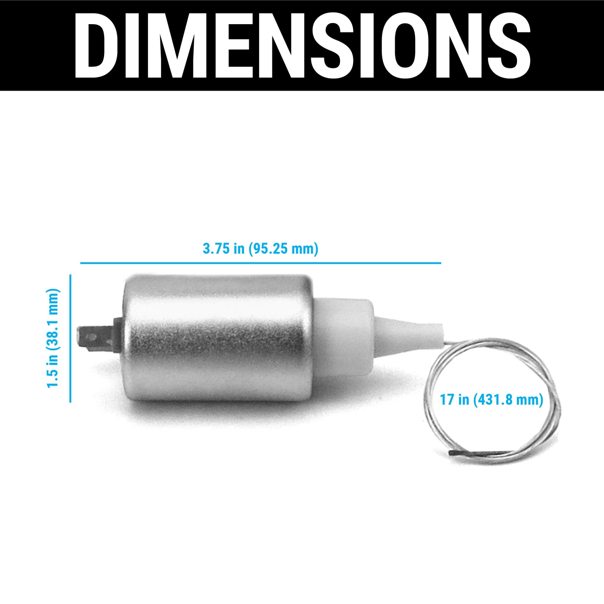 15lb Shaved Door Handle Solenoid 12V Motor - Single Car Latch with Push Button for Smooth & Secure Entry - Perfect for Custom Car Builds, Hot Rods, and Automotive Upgrades