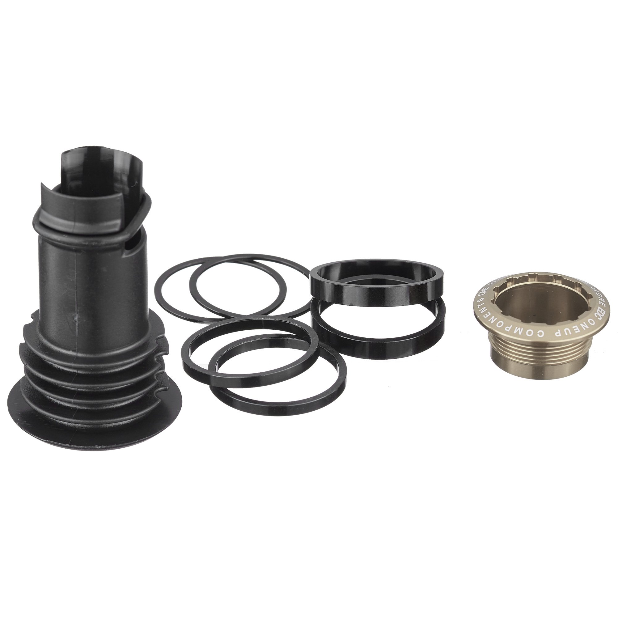 OneUp Components EDC Threaded Top Cap - Gold MTB Bike Accessory for Mountain Biking & Cycling | Durable CNC Machined Aluminum Headset Cap for Bicycle Maintenance & Upgrades