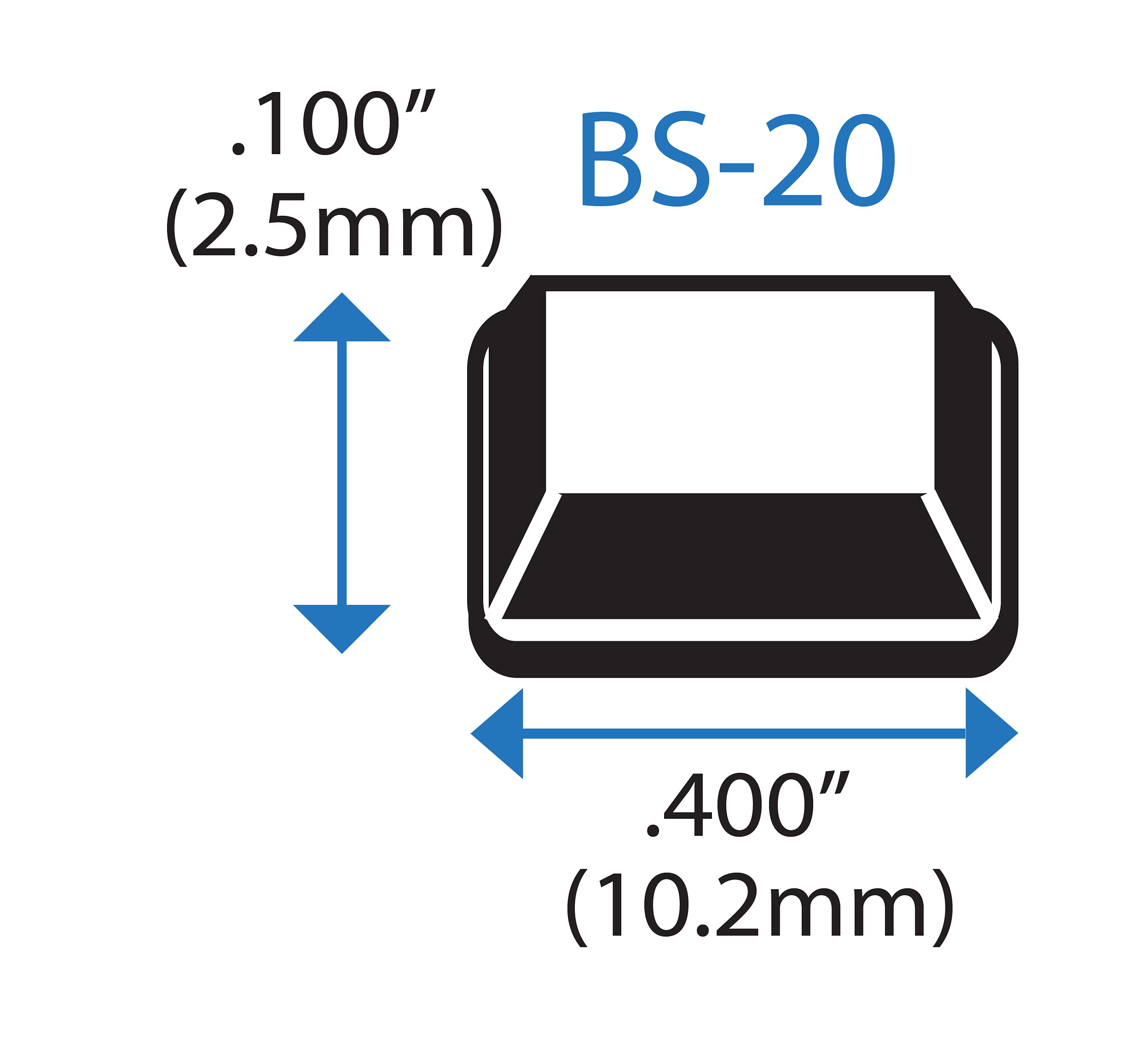 Self-Adhesive Clear Square Rubber Bumper Pads - 0.4