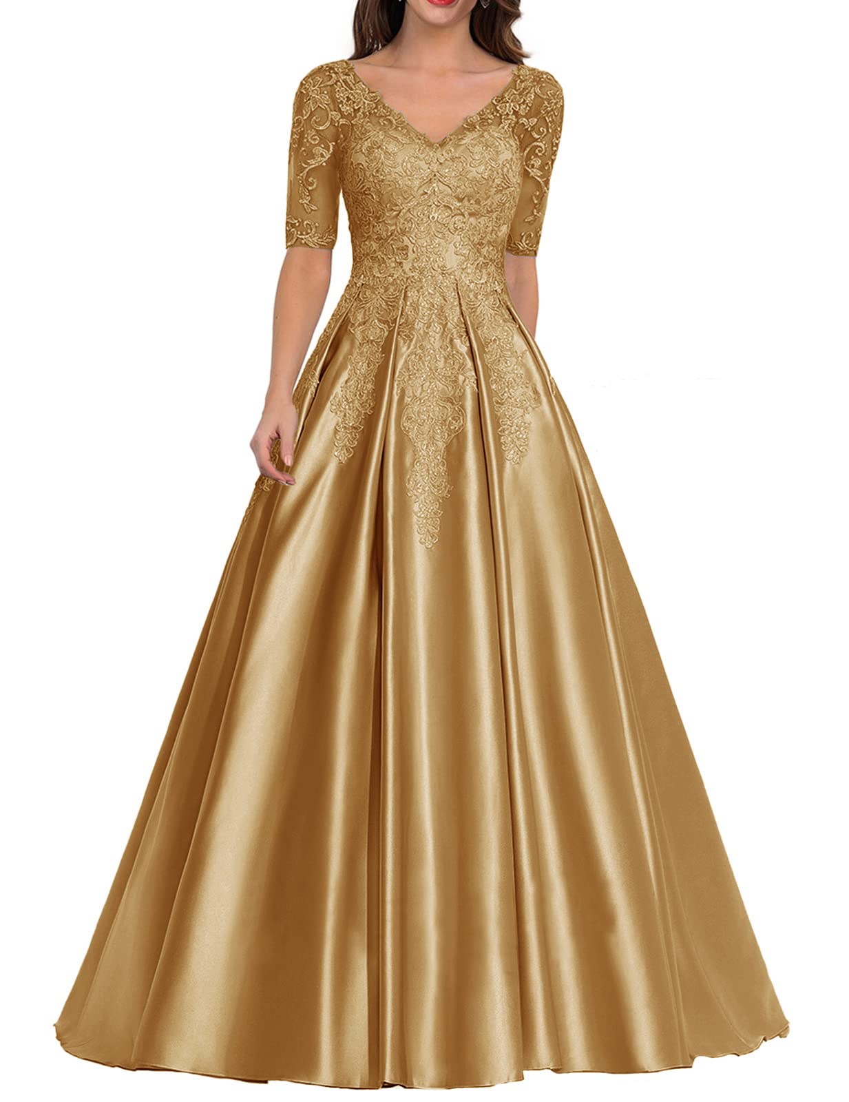 Elegant Mother of the Bride Dresses - Long Sleeve Lace Formal Evening Gowns for Weddings, Prom & Special Occasions | Plus Size Options Available