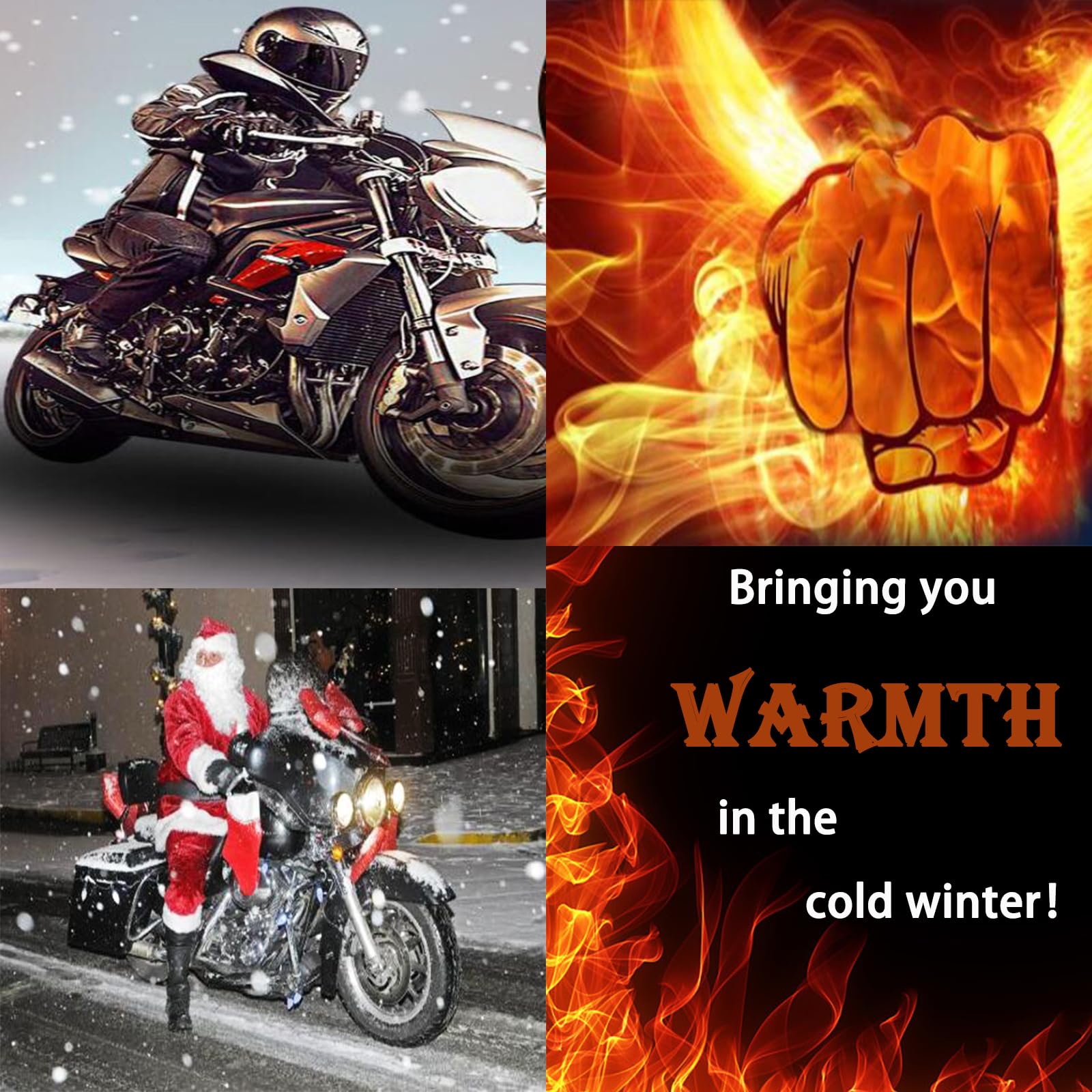 12V Motorcycle Heated Grips - 22mm 7/8