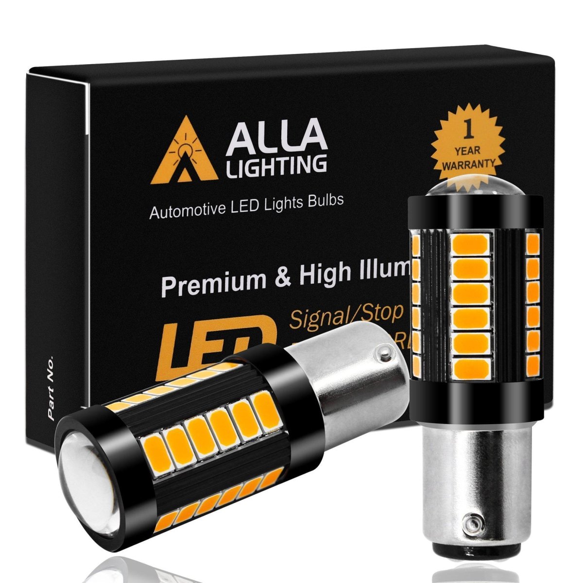 BAY15D 1157 LED Bulbs - Super Bright Turn Signal, Brake, Stop, Tail & Reverse Lights - 12V Dual Function Automotive Replacement Bulbs for Cars, Trucks & SUVs - Perfect for Night Driving & Enhanced Safety