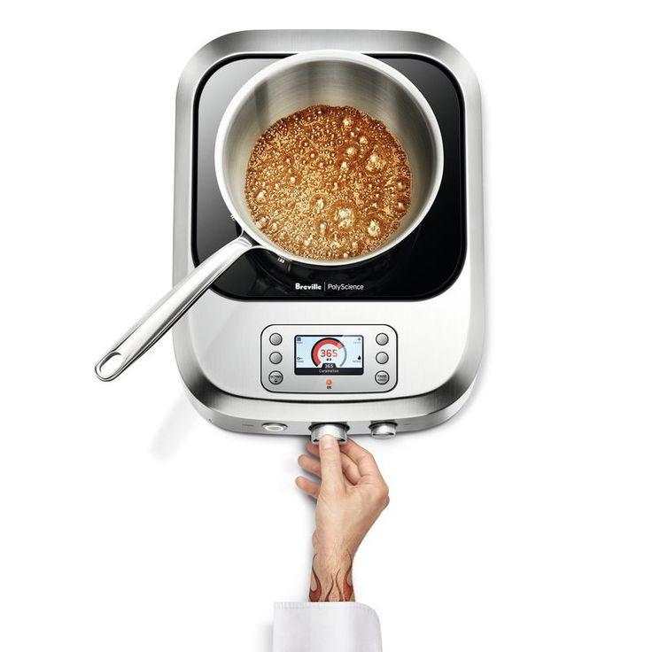 Breville PolyScience Control Freak Induction Cooktop - Precision Temperature Control for Professional Chefs & Home Cooking - Perfect for Sous Vide, Searing, Simmering & More
