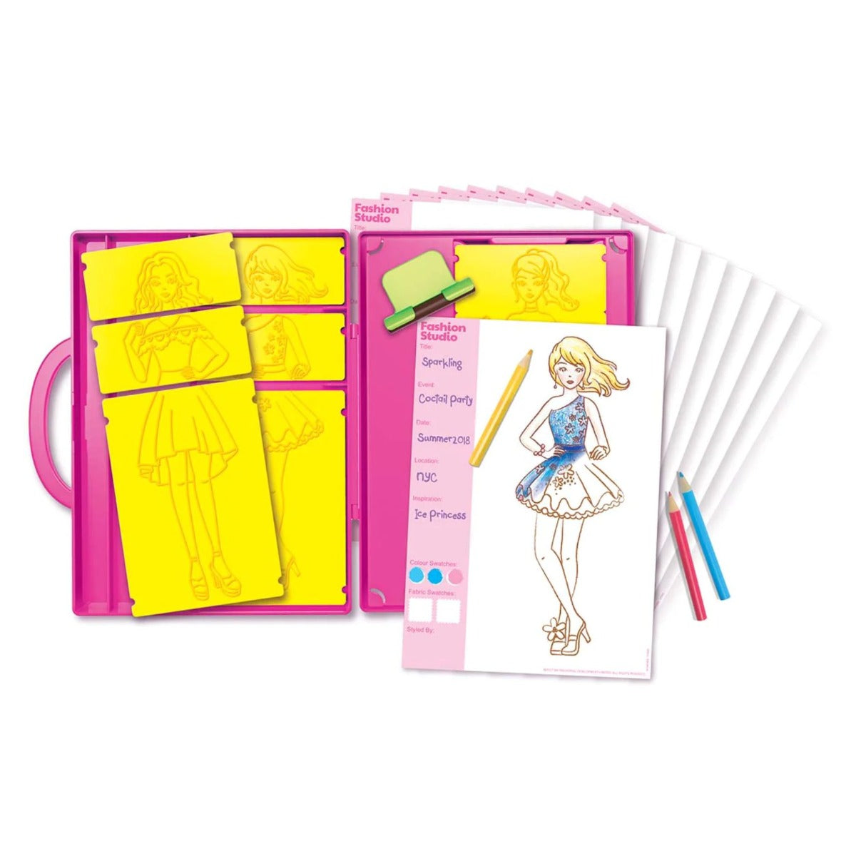 4M Kidzmaker Fashion Design Studio Kit - Creative DIY Craft Set for Kids, Perfect for Dress Up, Costume Making & Pretend Play - Great Gift for Young Fashion Designers & Aspiring Artists