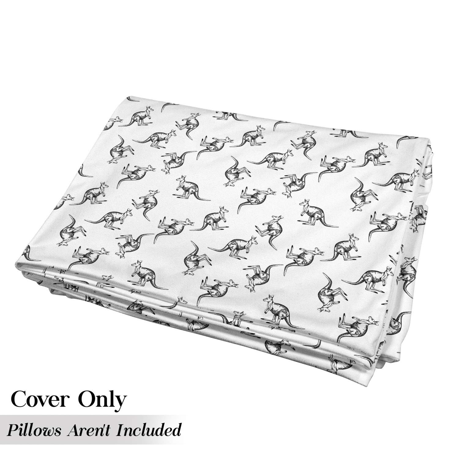 Ambesonne Kangaroo Floor Pillow Cover 88