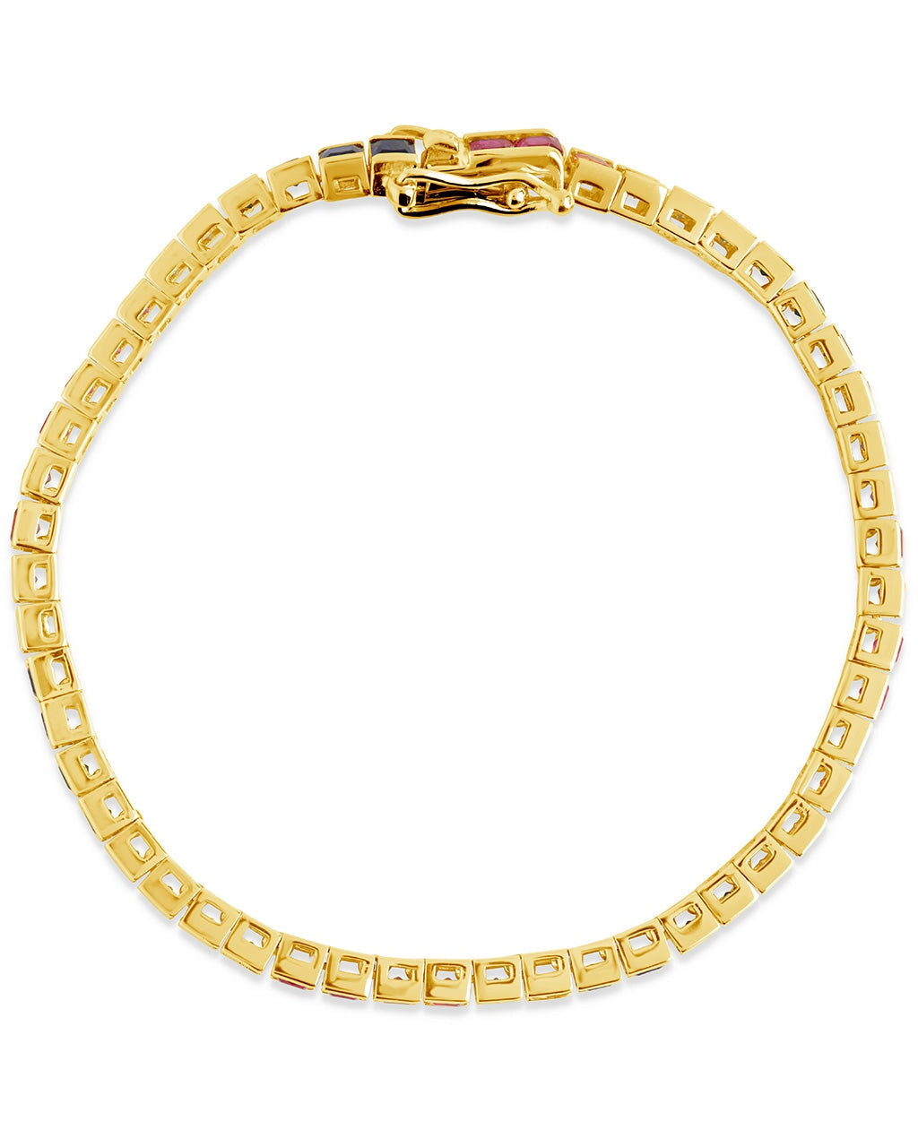 Sparkling Rainbow Channel Set CZ Tennis Bracelet for Women | Elegant Cubic Zirconia Jewelry Gift for Weddings, Parties & Special Occasions