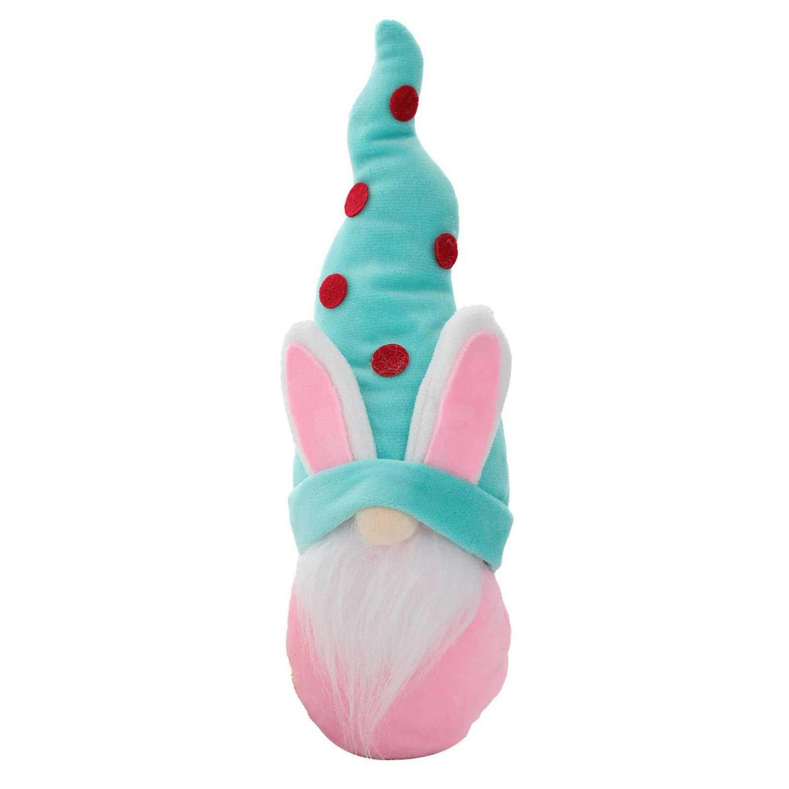 Easter Bunny Gnome Plush Decor - Handmade Scandinavian Rabbit Tomte Figurine for Spring Home Decor, Table Ornament & Easter Gift - Perfect for Easter Celebrations, Holiday Decorations & Cozy Home Accents