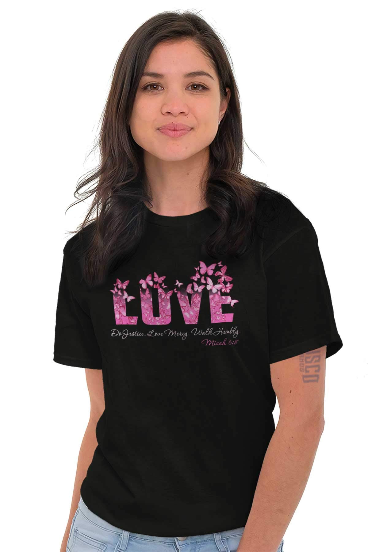 Bible Verse Love Quote Women's Graphic Tee - Church & Casual Wear