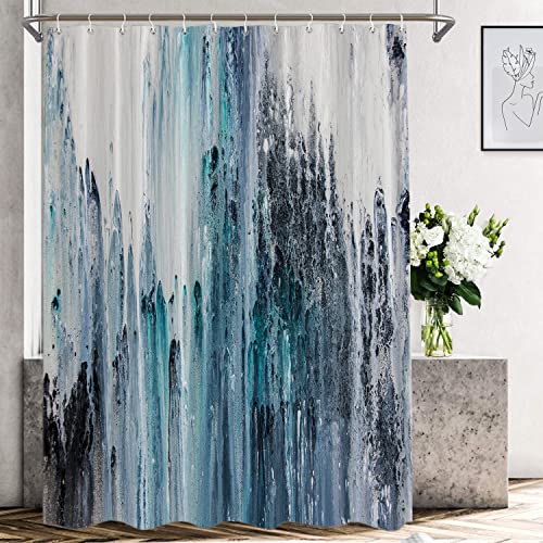 Abstract Paint 20 Blue