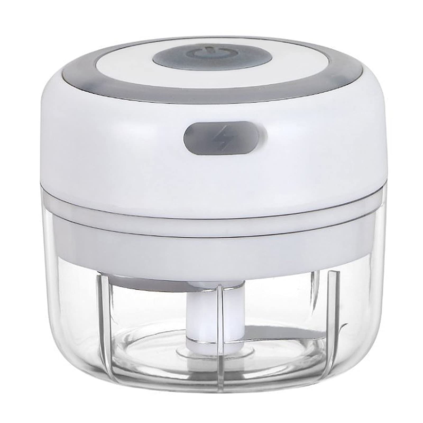 Electric Garlic Grinder & Chopper - Mini USB Rechargeable Cordless Food Processor for Garlic, Fruits, Vegetables | 100ML Capacity | Perfect for Kitchen, Camping & Small Batch Meal Prep