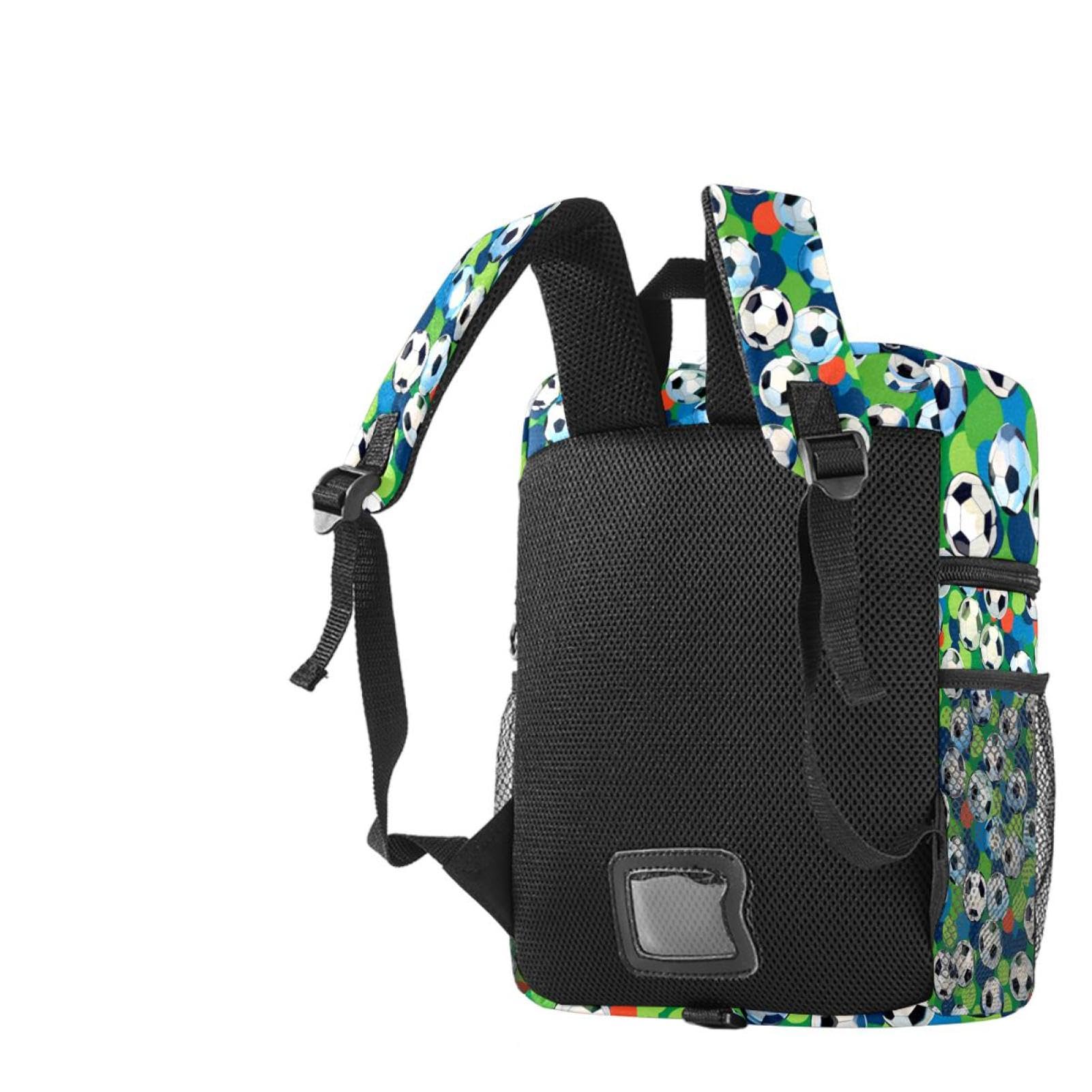 Best Travel Backpack for Men & Women - Durable Waterproof Hiking Backpack with Football/Soccer Ball Floral Design - Perfect for Camping, Hiking, School & Sports