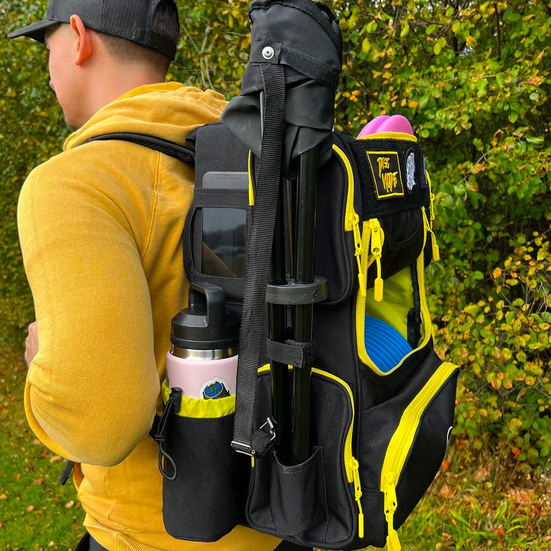 **Bandido Disc Golf Backpack with 4-Can Insulated Cooler – 30+ Disc Storage, Durable Lightweight Design for Men & Women – Perfect for Tournaments, Practice & Outdoor Adventures**