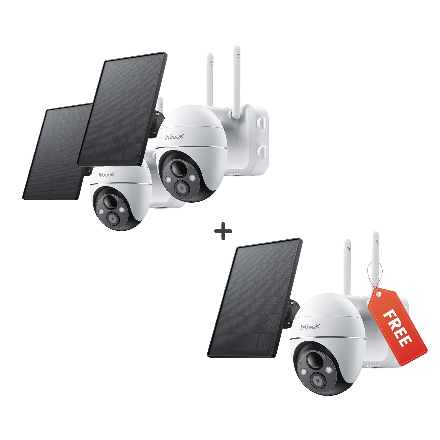 Wireless Security Camera ZS GX4S - 1080P HD Battery Powered Outdoor Camera with Night Vision & Motion Detection for Home Security, Baby/Pet Monitoring, and Business Surveillance