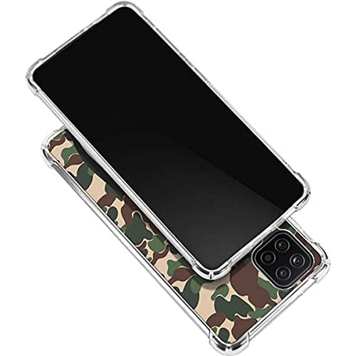 Premium Clear Phone Case for Samsung Galaxy A12 - Shark Teeth Street Camo Design | Durable Scratch-Resistant Protection | Perfect for Outdoor Adventures & Daily Use