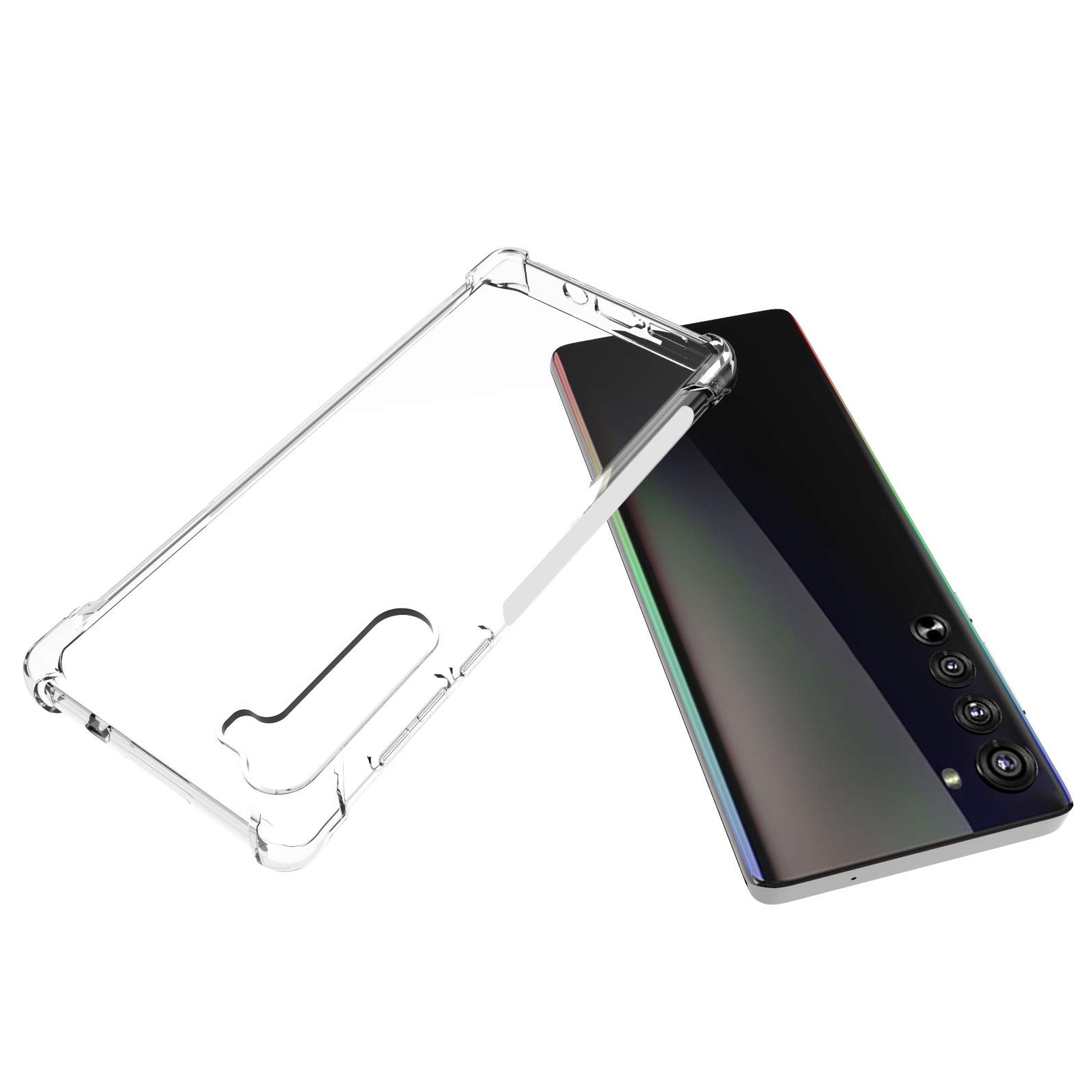 Motorola Edge Clear TPU Case - Protective Soft Cover for Everyday Use