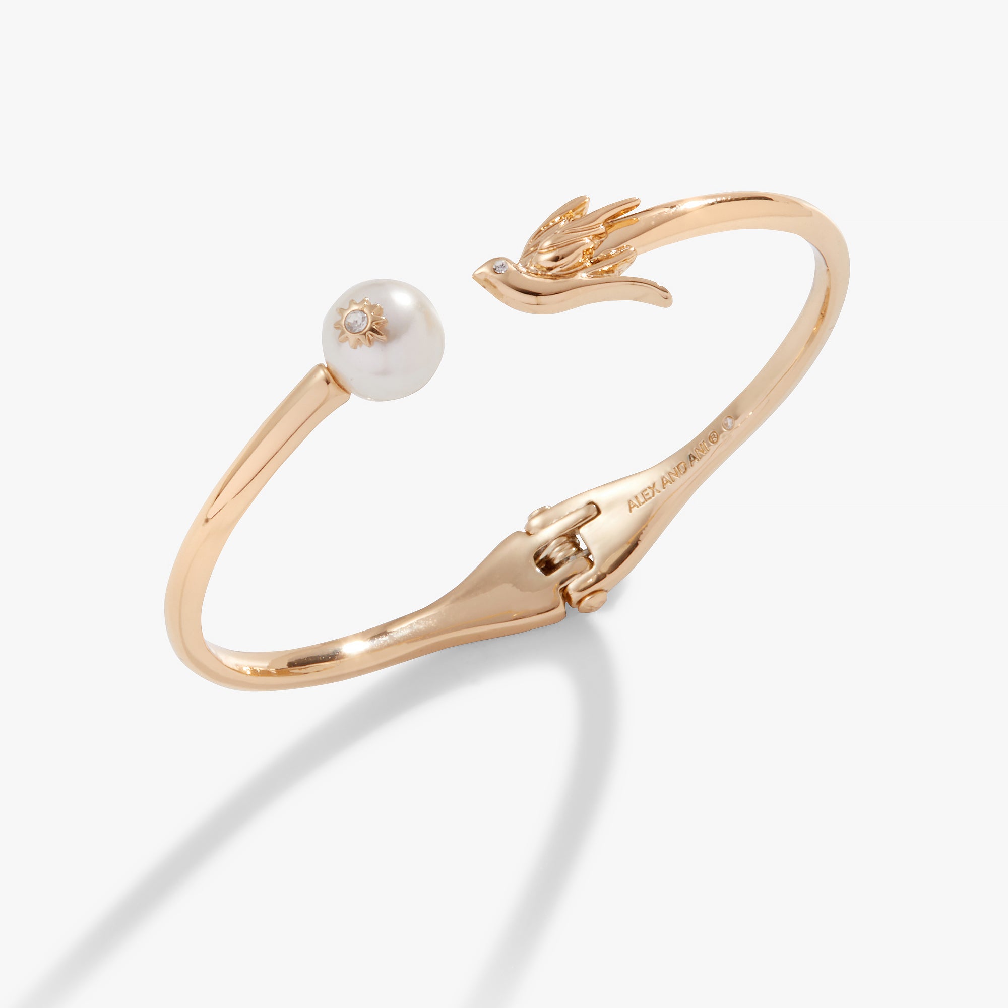 Elegant Bird & Pearl Cuff Bracelet for Women - Vintage Inspired Jewelry for Parties, Weddings & Special Occasions