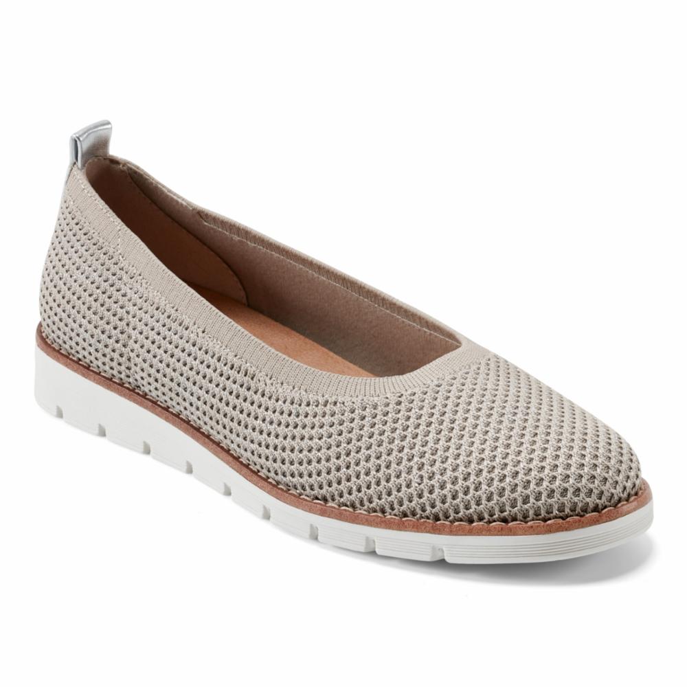 Easy Spirit Women's Kellina2 Comfortable Slip-On Loafers in Brown - Perfect for Work, Travel & Everyday Wear