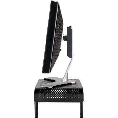 Allsop 31630 Metal Art Ergo3 Adjustable Monitor Stand Riser - Ergonomic Computer Desk Organizer for Home & Office Workspace