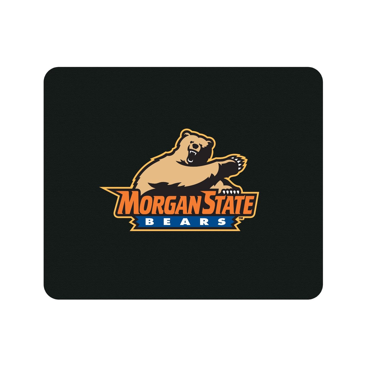 Morgan State University Mouse Pad - Non-Slip Fabric Gaming & Office Desk Mat with Floral Pink Design - Perfect for Work, Gaming & Study