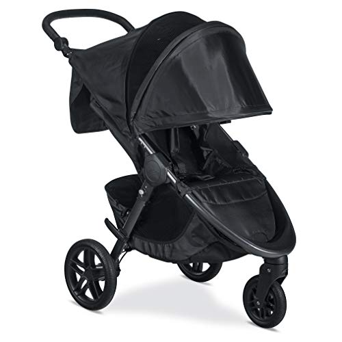 Britax B-Free All-Terrain Stroller with Cool Flow Teal Fabric, Adjustable Handlebar & One-Hand Fold - Large UV50+ Canopy for Sun Protection - Perfect for Outdoor Walks, Shopping & Travel with Baby