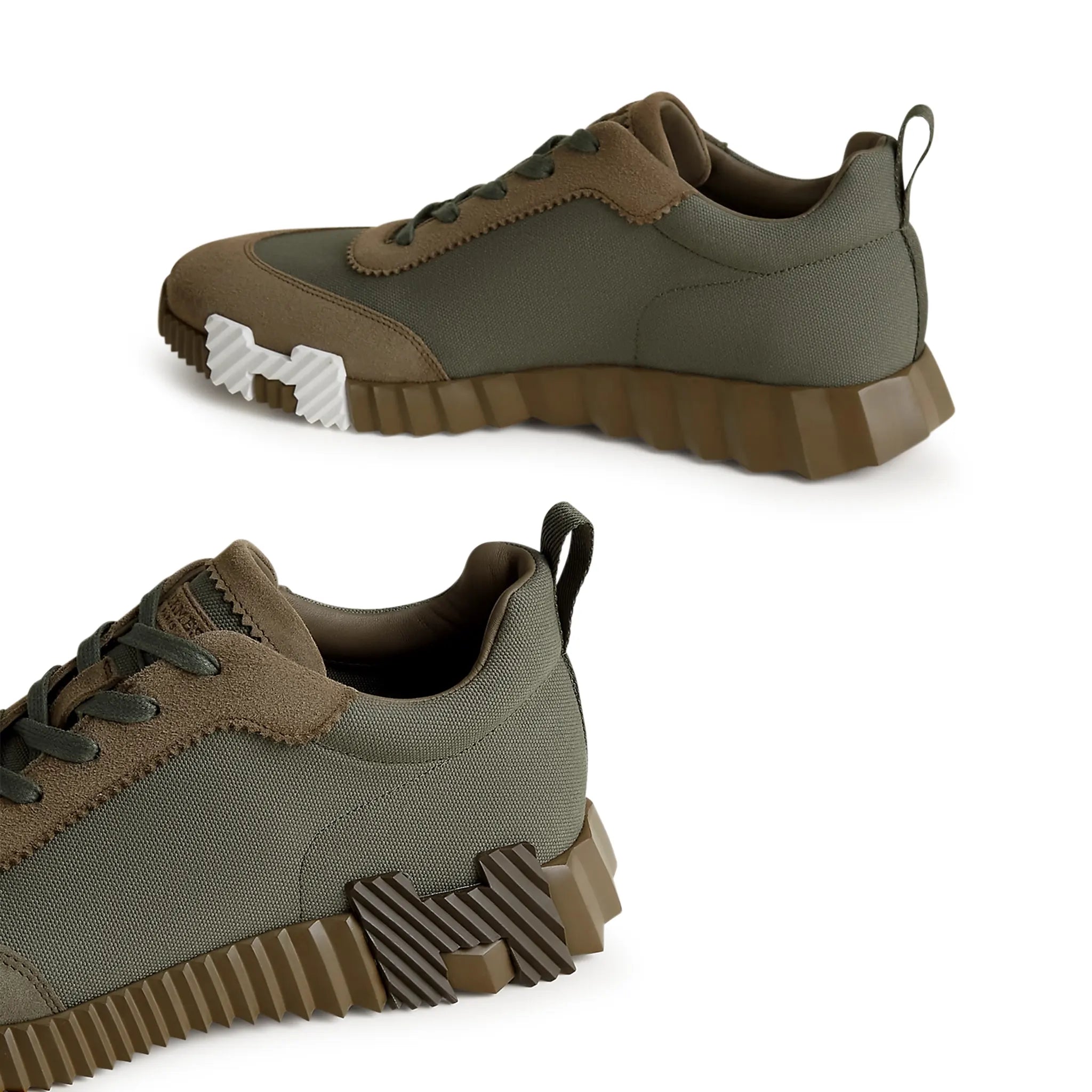 Hermès Paris Bouncing Sneaker Green Toundra - Luxury Casual Shoes for Women & Men | Perfect for Streetwear, Fashion Outfits & Everyday Comfort