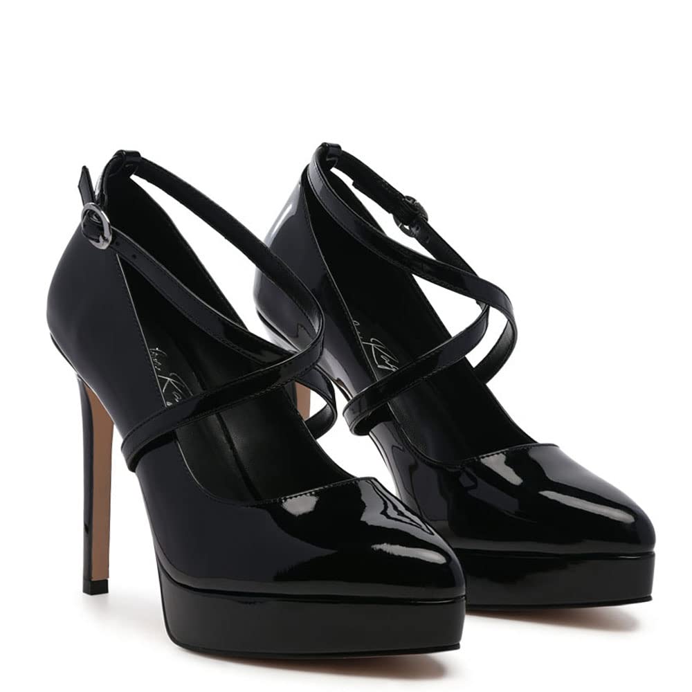 London Rag Pixie Dust Stiletto Sandals - Elegant Cross Strap Heels for Parties & Date Nights