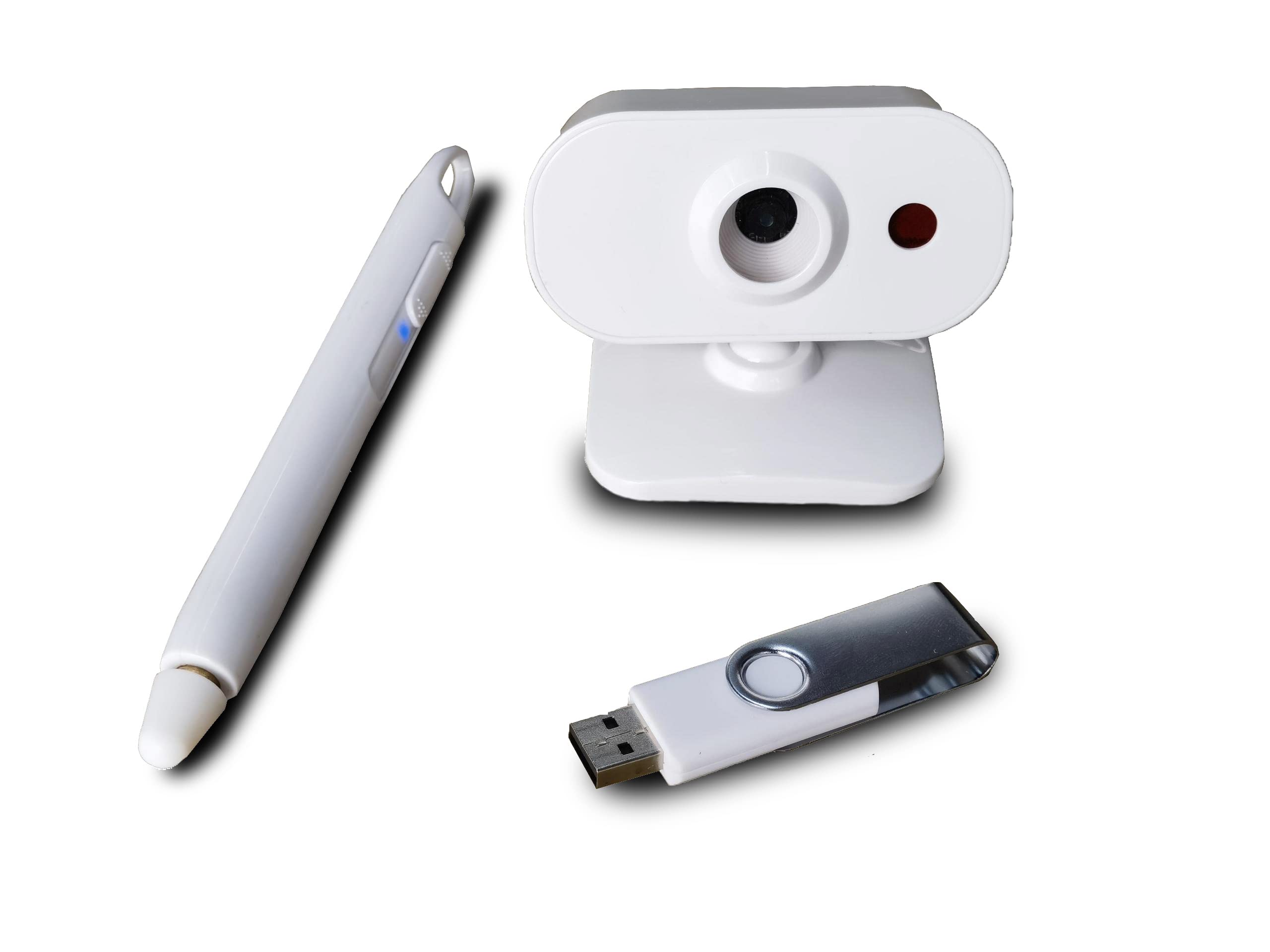 Portable Interactive Whiteboard for Teaching & Meetings - Windows Compatible Smart Whiteboard for Classroom, Office & Remote Learning | Ideal for Teachers, Presenters & Online Education