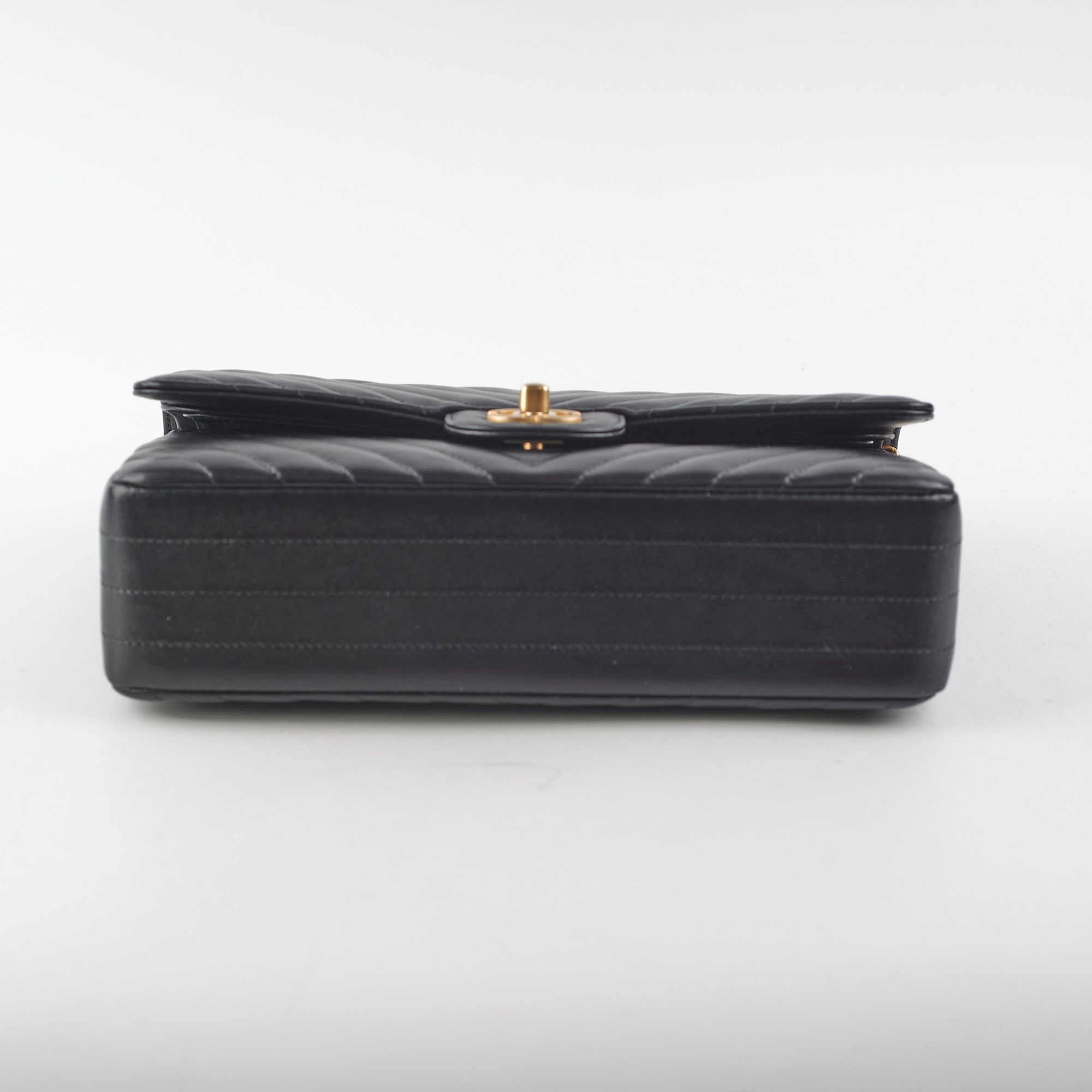 Chanel Medium/Large Classic Flap Chevron Bag - Luxury Quilted Leather Shoulder Handbag for Women | Perfect for Evening Parties, Date Nights & Special Occasions
