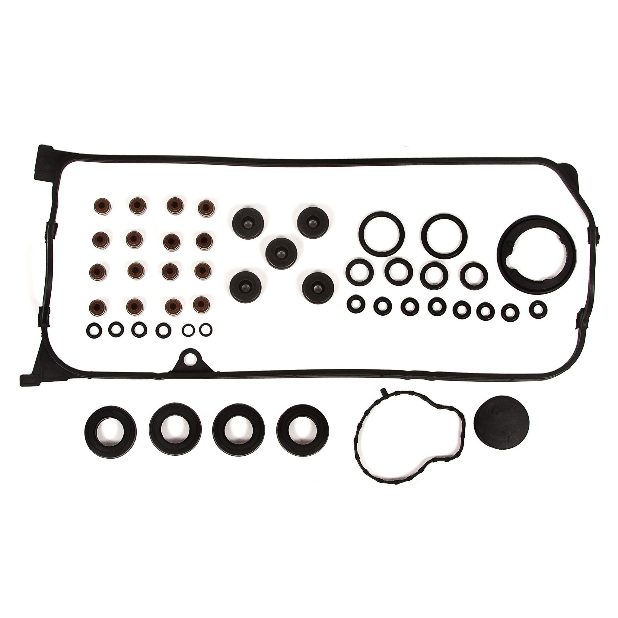 Evergreen FSHBIEV4034C Full Gasket Set with Head Bolts & Valves - Compatible with 01-05 Honda Civic VTEC EX HX SI 1.7L D17A2 D17A6 Engines - Perfect for Engine Rebuilds & Valve Cover Repairs