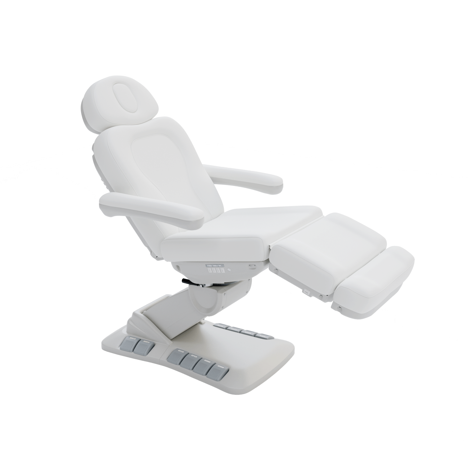 Swivel Deluxe 4 Motor Electric Massage Chair Bed - Professional Spa & Home Relaxation Therapy for Pain Relief & Stress Relief