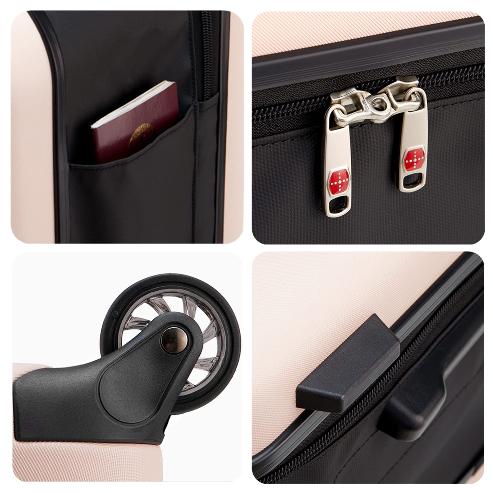 Ultra Thin Expandable Hardside Luggage with TSA Lock & Silent Wheels - 2.7