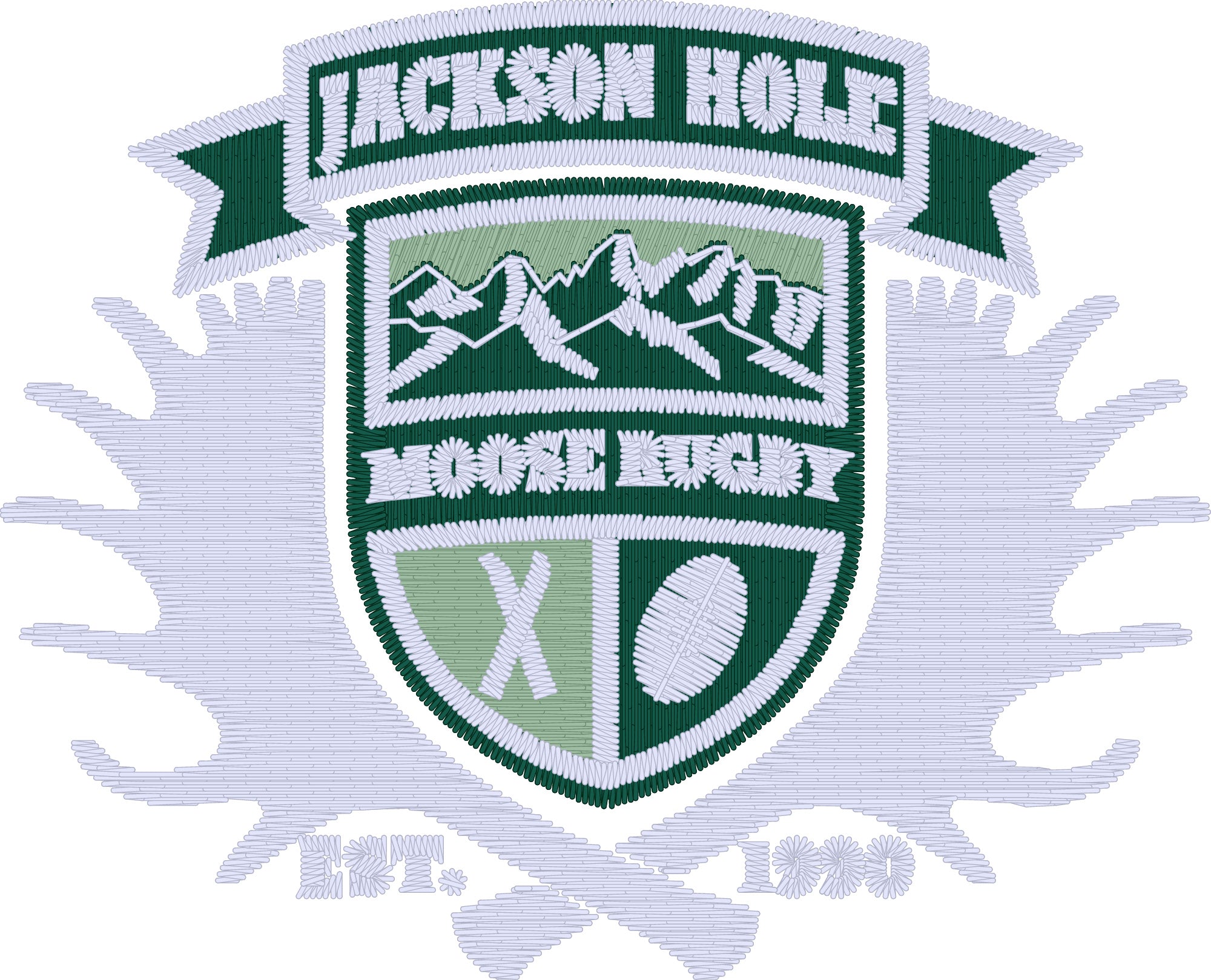 Jackson Hole Moose Rugby Shirt - Embroidered Design for Men & Women - Perfect for Outdoor Adventures, Sports & Casual Wear