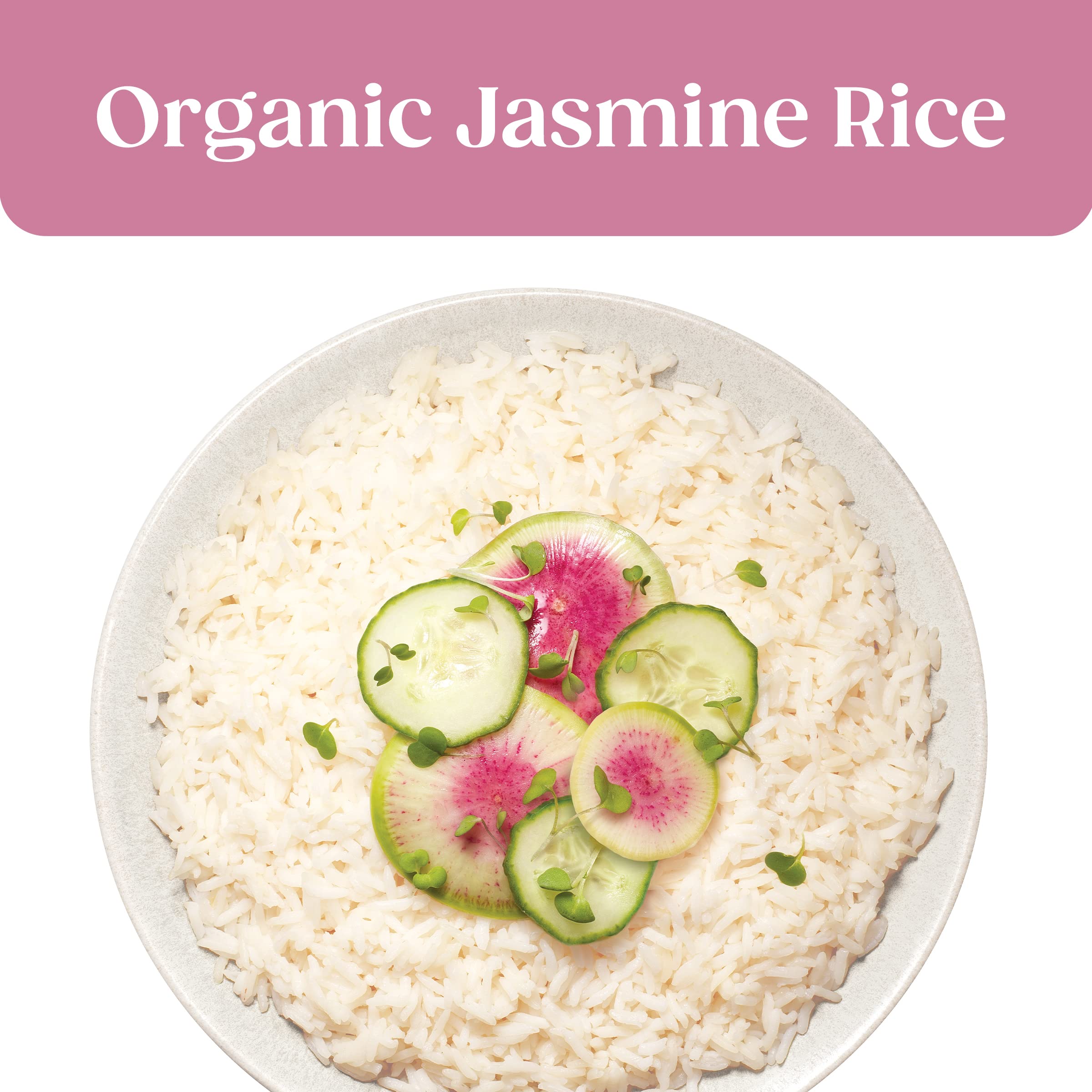 Organic Aromatic Jasmine Rice by SEEDS OF CHANGE - Microwaveable Ready to Eat, 8.5 Oz (Pack of 12) - Perfect for Quick Meals, Meal Prep & Healthy Eating