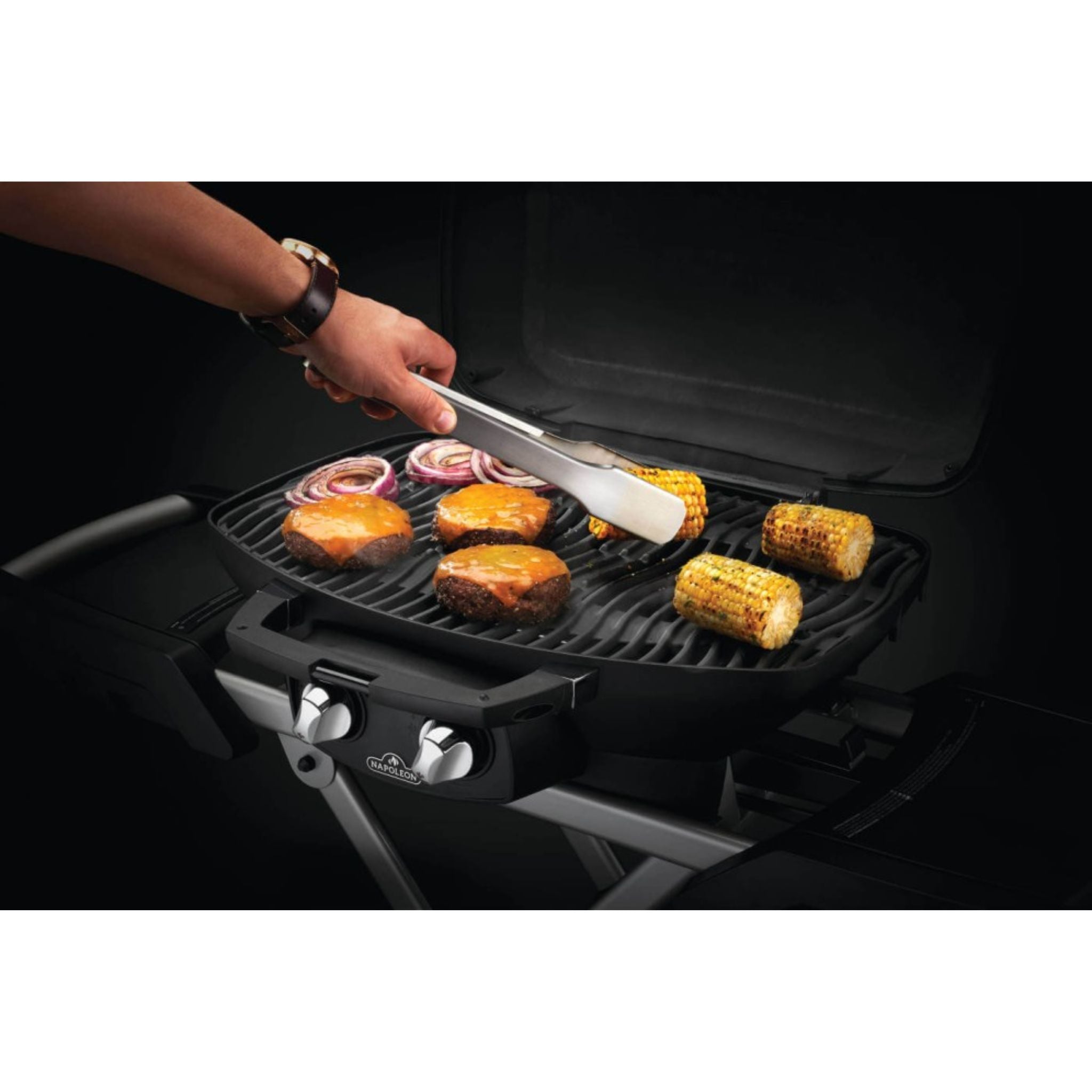 Napoleon 70051 TravelQ™ 3-Piece BBQ Grill Tool Set - Portable Stainless Steel Utensils for Outdoor Cooking, Camping & Picnics