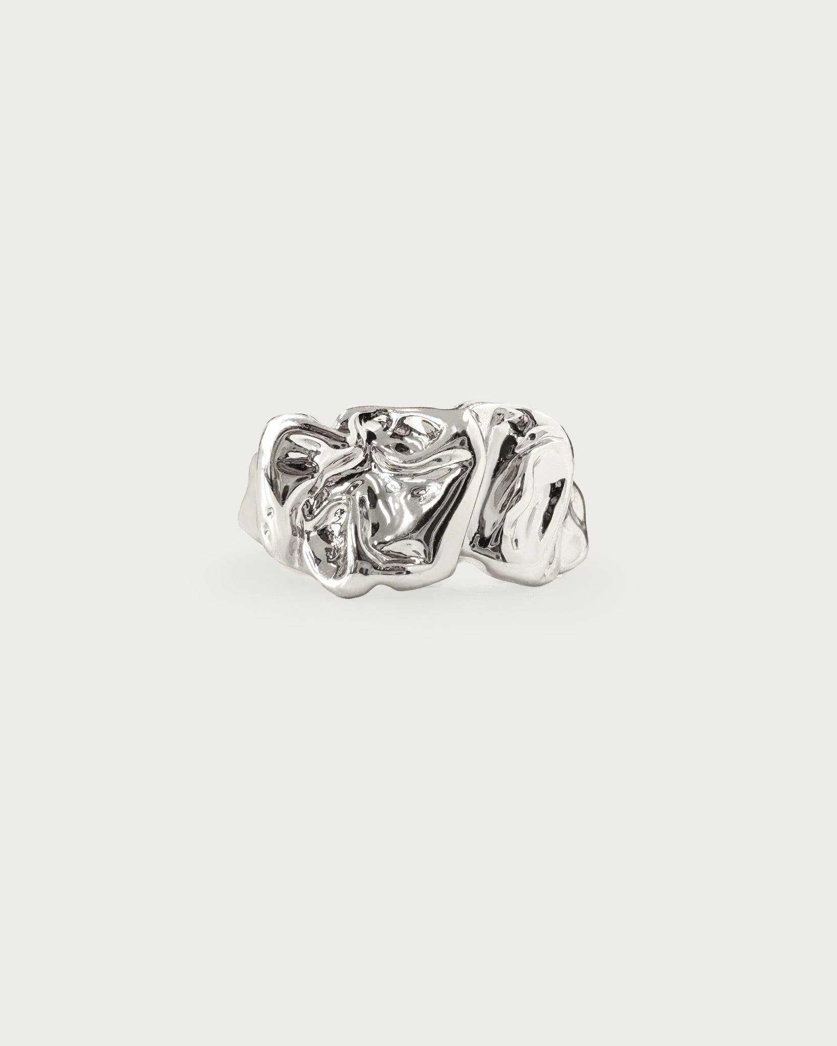 Textured Molten Gold Ring for Women - Elegant Stackable Jewelry for Everyday Wear, Gift Giving & Special Occasions