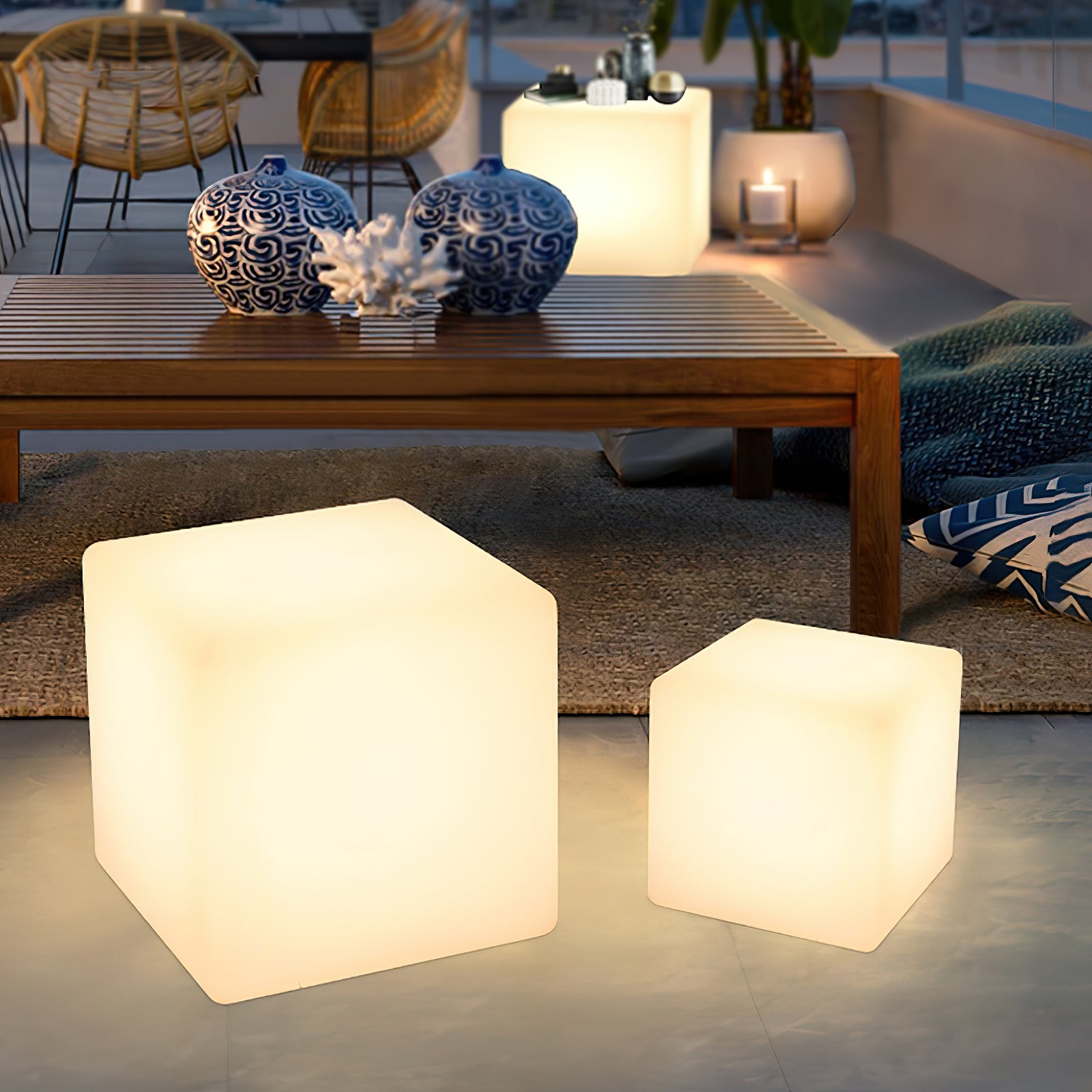 Creative LED Cube Lamp - Modern 3D Night Light for Bedroom, Desk & Home Decor - Perfect for Relaxation, Gifts & Ambient Lighting