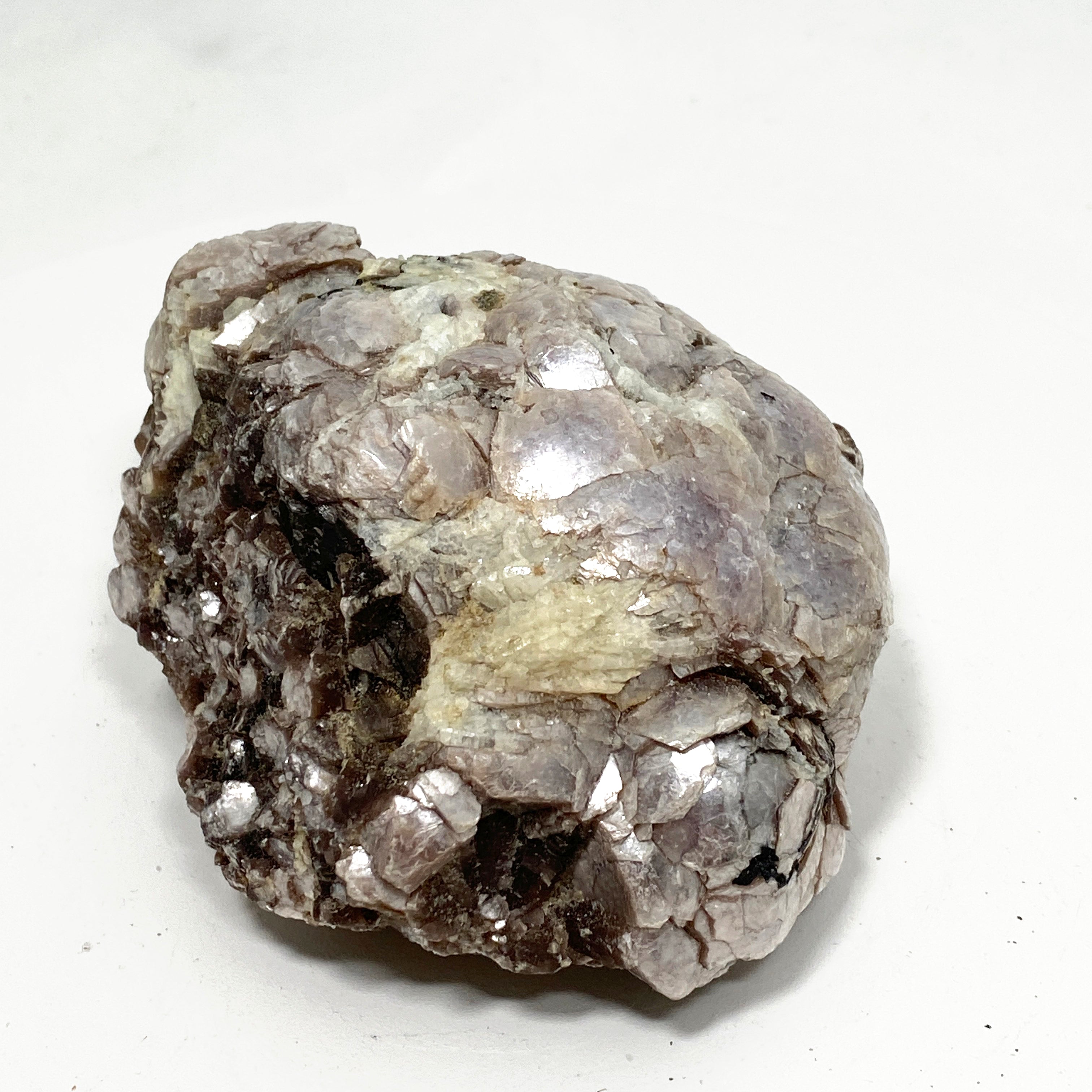 Natural Lepidolite Crystal Stone - Healing & Stress Relief | LEPC 01 | Meditation, Jewelry Making & Home Decor