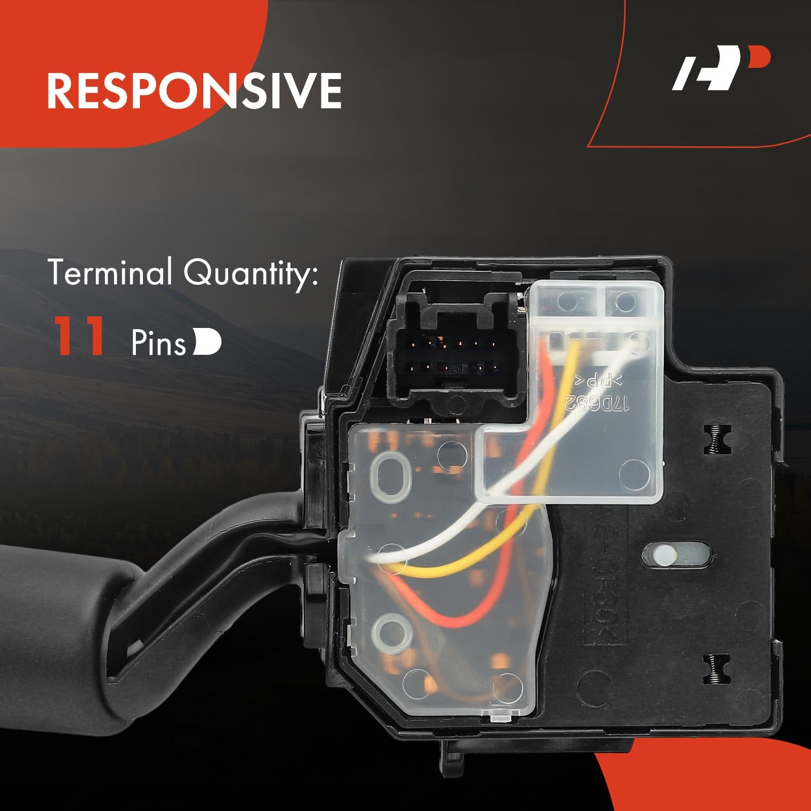 Premium Turn Signal Switch & Headlight Fog Light Multifunction Lever - Compatible with Mazda 3 2004-2010 Models (Replaces BN8R66122) - No Auto Headlight Control - Perfect for Night Driving & Foggy Conditions