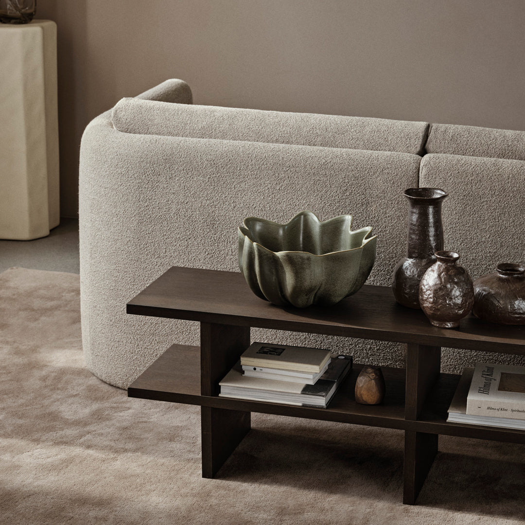 Ferm Living Kona Bench - Modern Wooden Bench for Living Room, Bedroom & Entryway - Scandinavian Design Home Decor