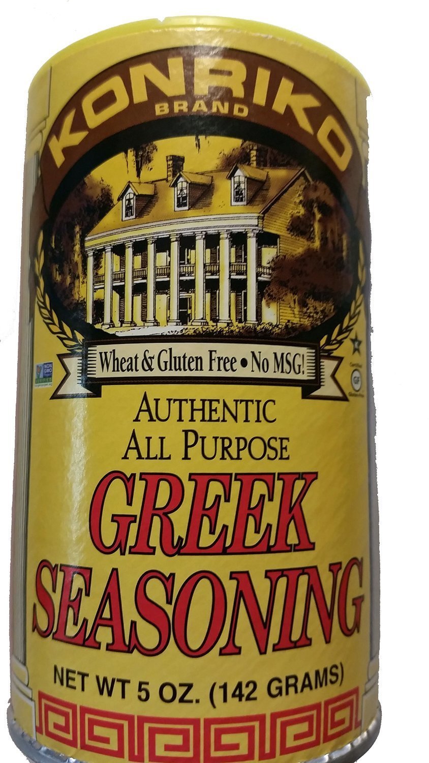 Konriko Authentic Greek Seasoning - 5 oz (Pack of 6) | Wheat Free, Gluten Free, No MSG | Perfect for Mediterranean Dishes, Grilled Meats & Salads
