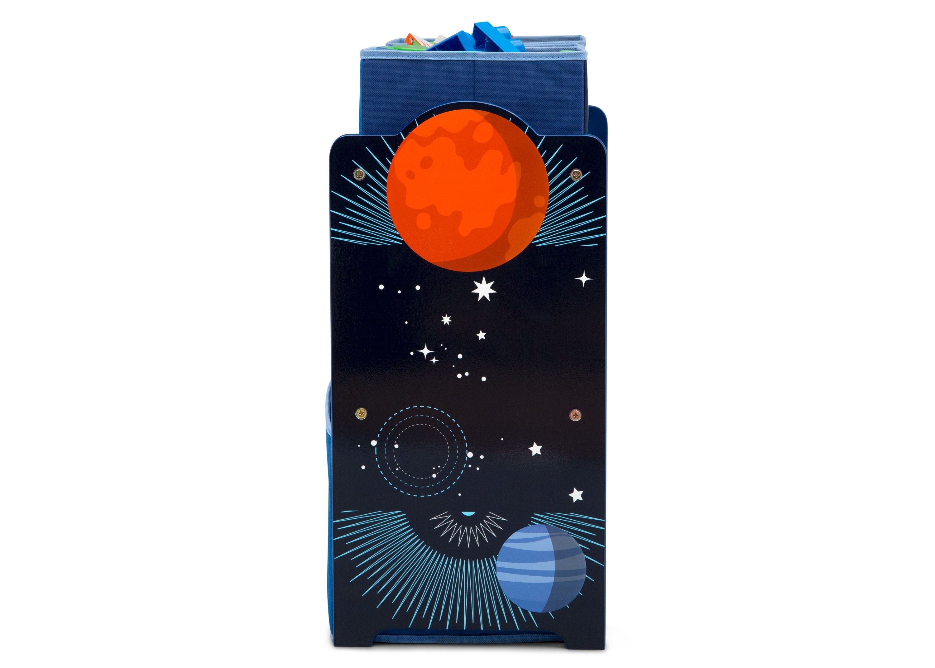 Space Adventures Toy Organizer for Kids - Durable Storage Bins & Playroom Organization - Perfect for Bedroom, Playroom, and Classroom Storage Solutions