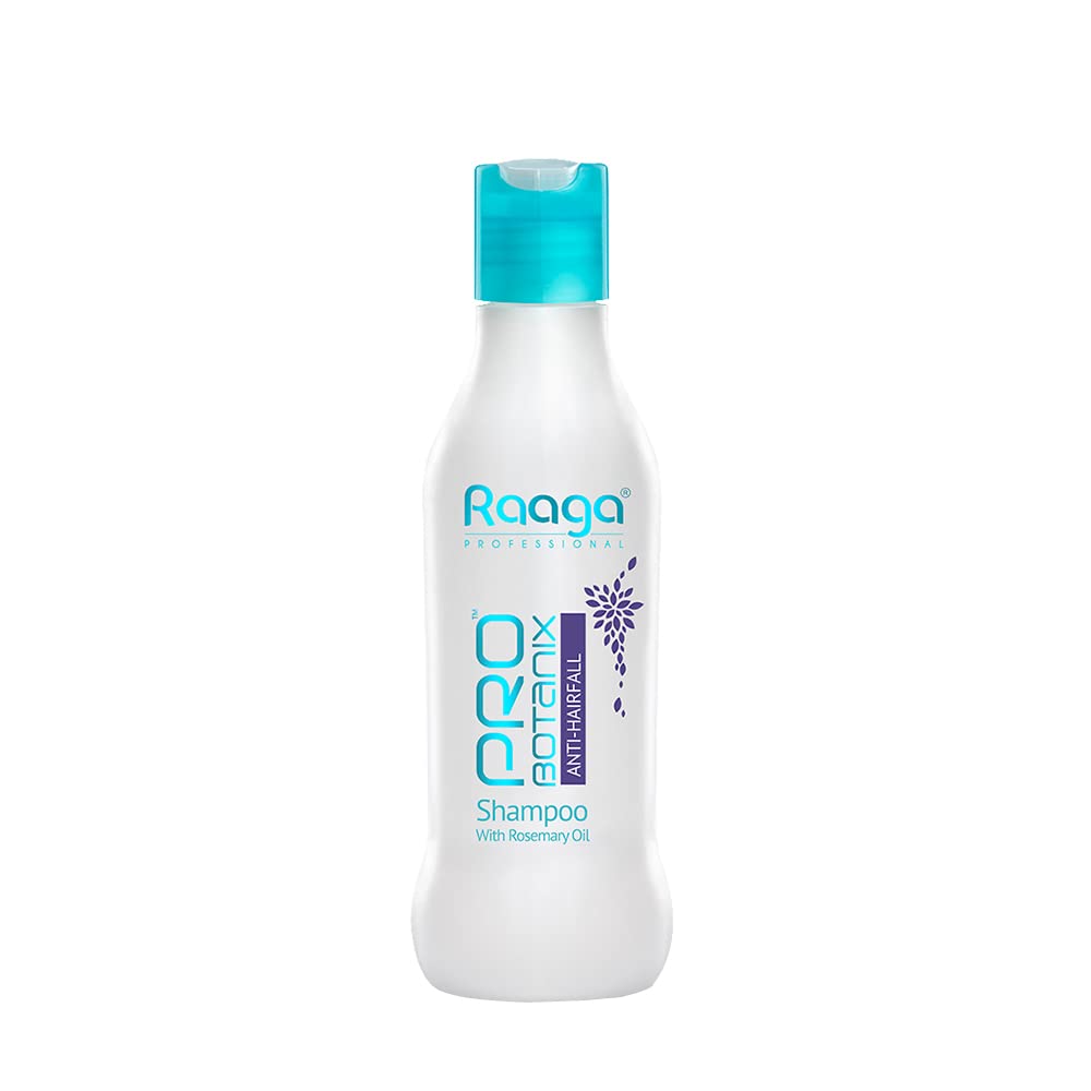 Raaga Professional Pro Botanix Anti-Hair Fall Shampoo with Rosemary Oil (200ml) - Prevents Hair Breakage & Promotes Hair Growth for Men & Women | Daily Use for Thicker, Healthier Hair at Home or Salon