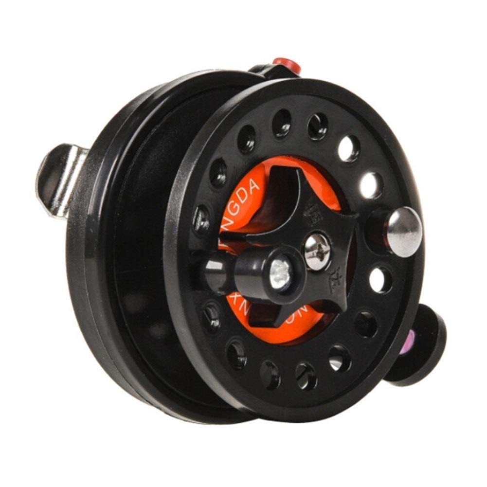 Premium Mini Fly Fishing Reel with Ball Bearings - Lightweight Carp & Ice Fishing Reel - HD68 4B Color - Perfect for Freshwater, Saltwater & Stream Fishing Adventures