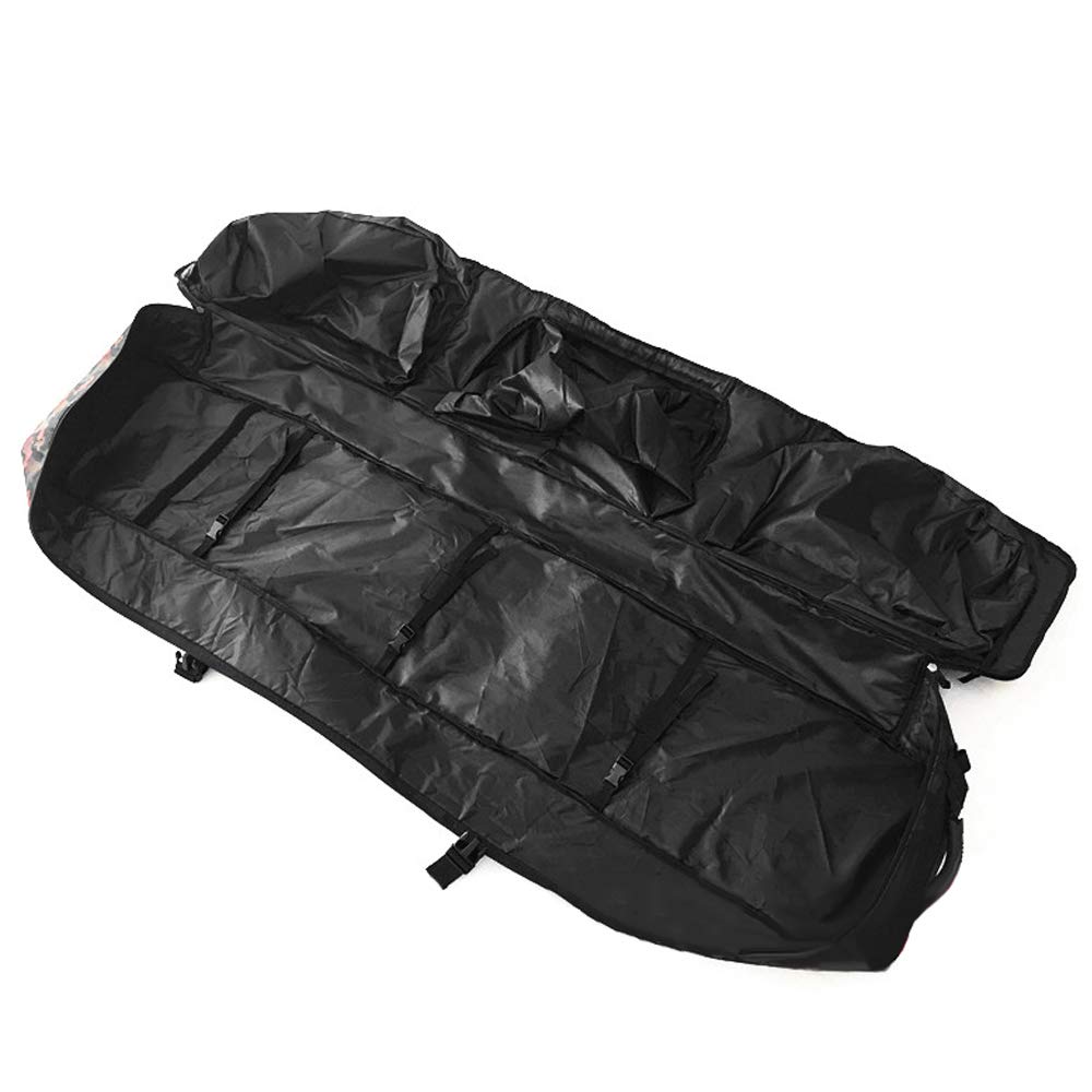 UNISTRENGH Wheeled Ski & Snowboard Travel Bag - Waterproof Padded Snowboard Backpack with Wheels for Air Travel - Perfect for Snowboarding Trips & Winter Vacations