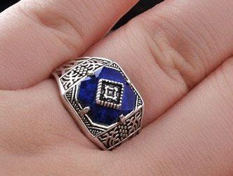 Vampire Diaries Inspired Retro Gothic Ring - Punk Rock Jewelry for Women, Size 16mm - Perfect for Halloween Costumes, Gothic Fashion & TV Show Cosplay